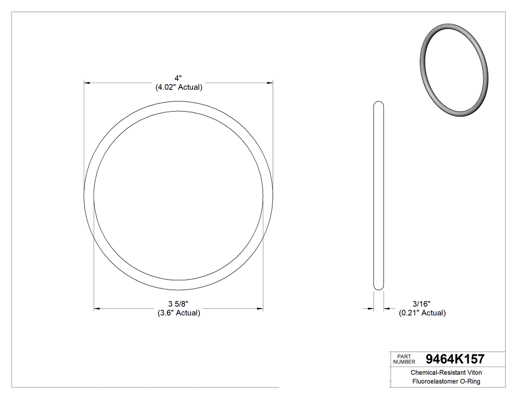 Technical drawing - 9464K157